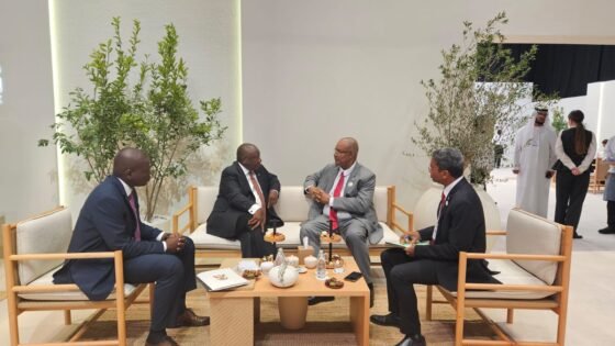 President Herminie and President Ramaphosa Strengthen Bilateral Ties at Abu Dhabi Sustainability Week