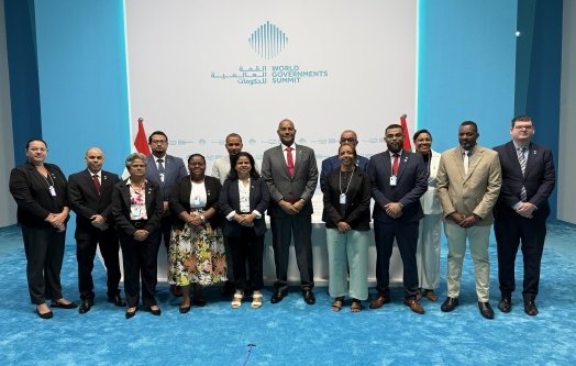 President Engaged Seychelles Government Leadership Programme Participants on the Margins the World Government Summit