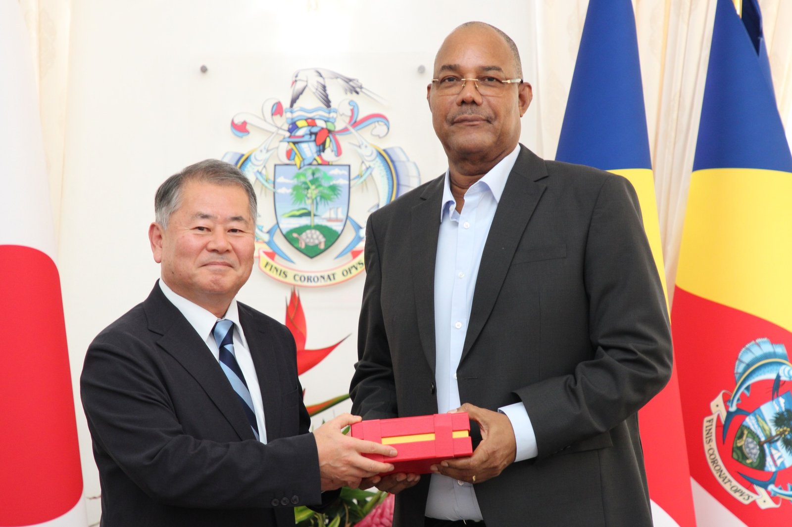 Japan Confirms Completion of Marine Police Headquarters at Île Perseverance This June During Meeting with President Herminie
